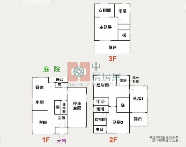 秀岡山莊雅緻平走別墅☆台北華城☆青山鎮康橋小學
